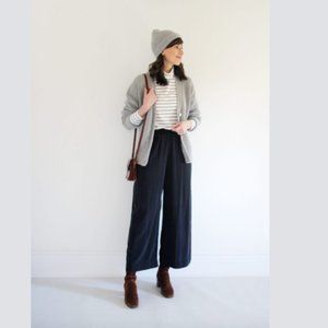 Elizabeth Suzann Florence Pants in Navy Cotton Canvas